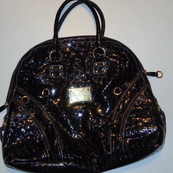 Black Patent Leather Satchel NWOT - Picture 6 of 16